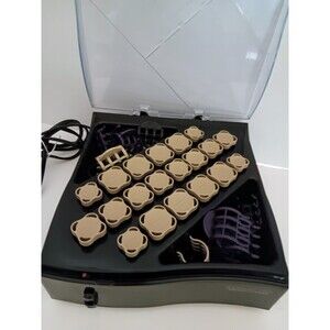Remington Protect & Shine Velvet Flocked 20 Hot Rollers Hair Curlers Plastic